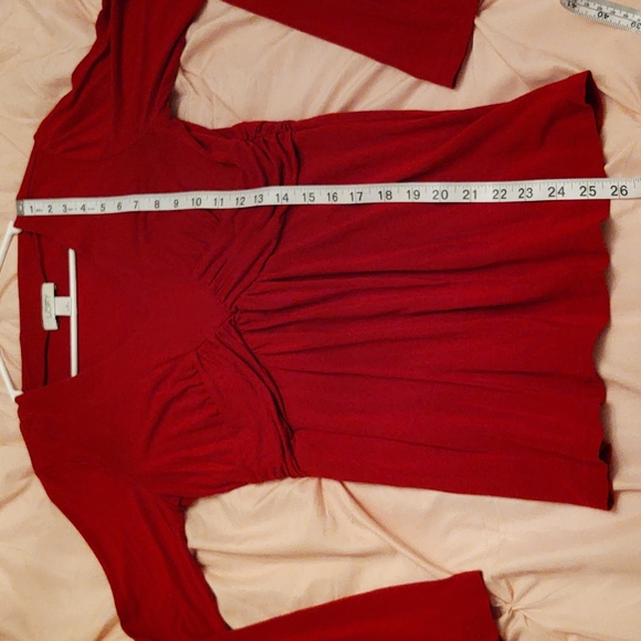 Ann Taylor Loft red top - Picture 7 of 8